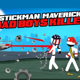 Play Stickman maverick : bad boys killer Online