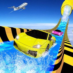 Play Water Slide Car Racing adventure 2020 Online