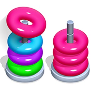 Play Color Hoop Stack Online