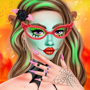 Play Makeup Studio Halloween Online