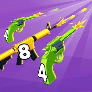 Play Merge 2048 Gun Rush Online