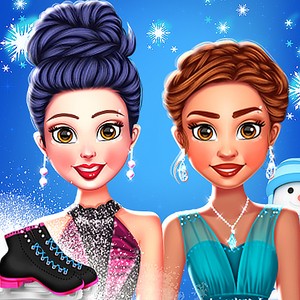 Play Princess Winter Ice Skating Outfits Online